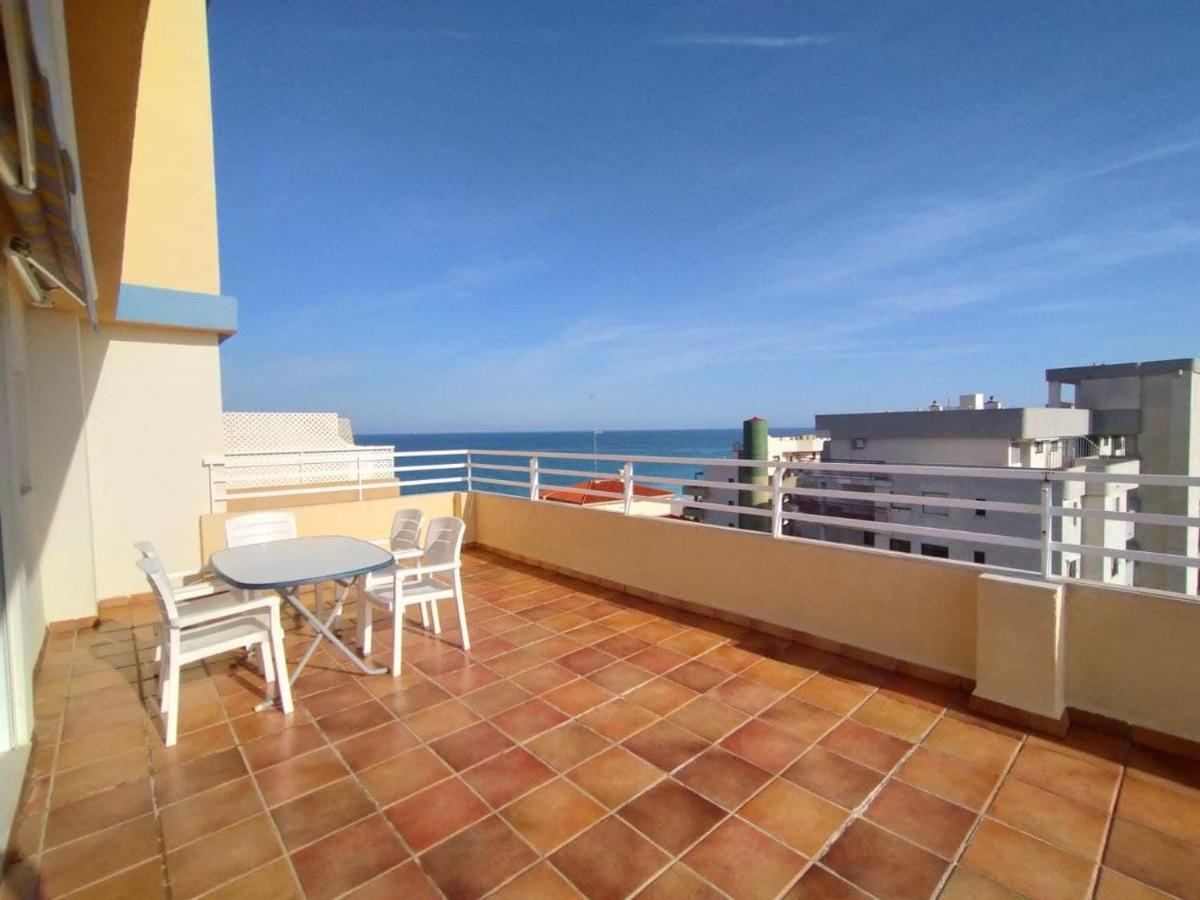 Precioso Atico Con Aire Acondicionado Y Piscina Lägenhet Peñíscola Exteriör bild