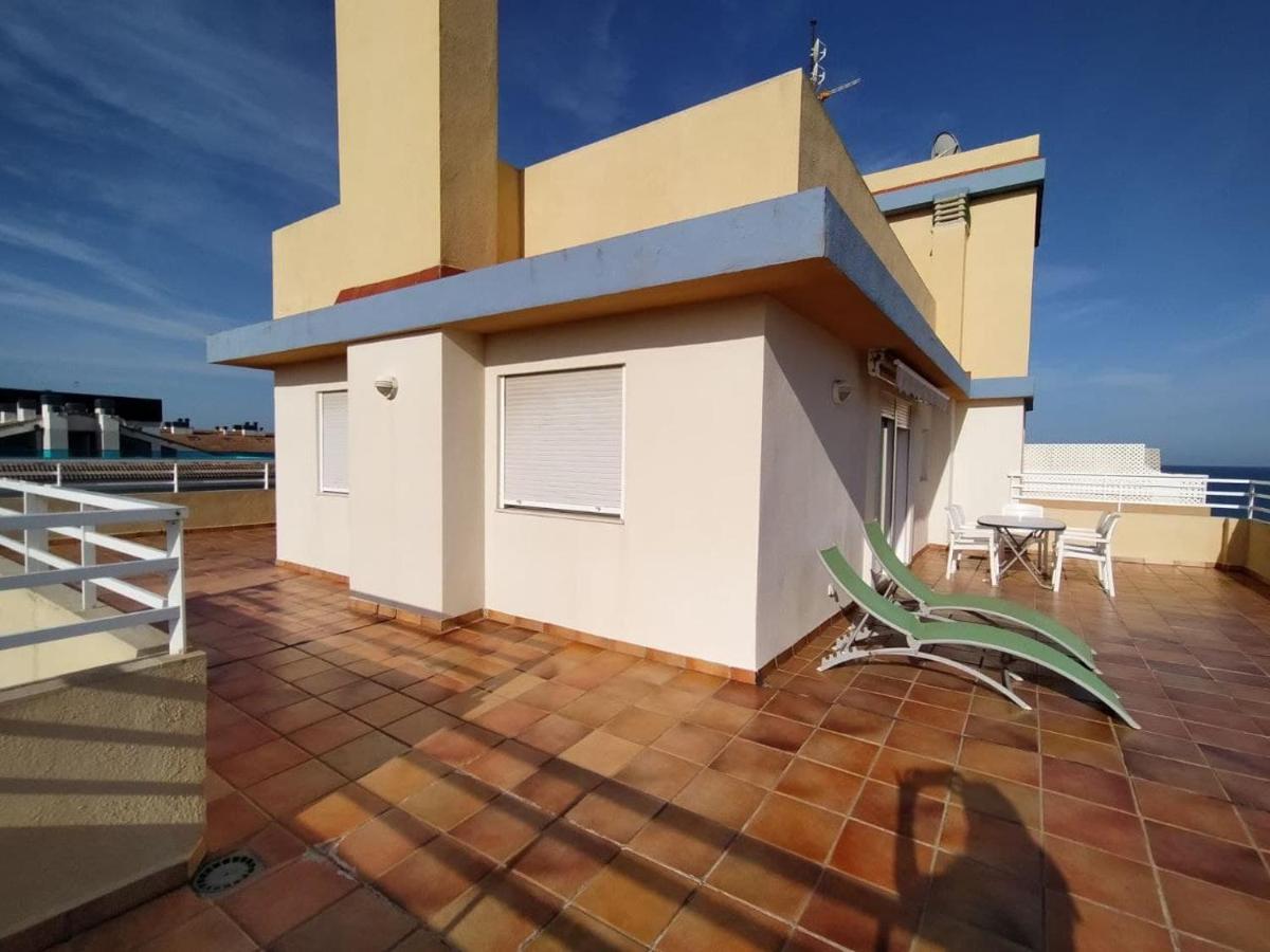 Precioso Atico Con Aire Acondicionado Y Piscina Lägenhet Peñíscola Exteriör bild